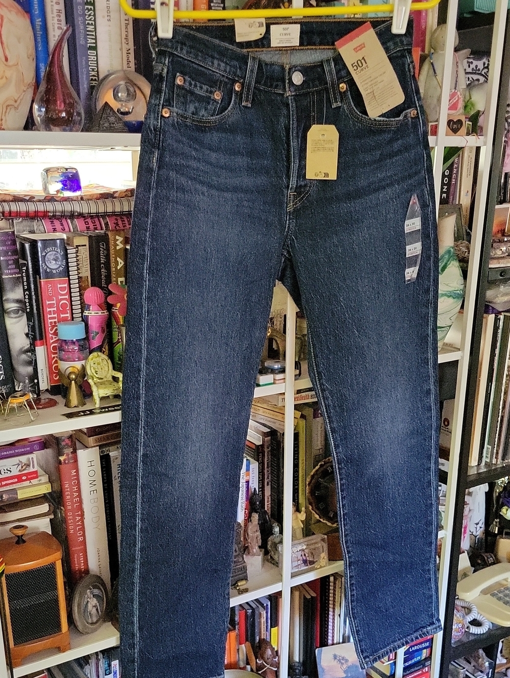 NEW Levi's 501 Curve Straight Leg Hi-rise Button-front Jeans Size 26x30
